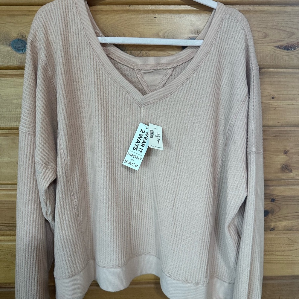 Sky and Sparrow Women's Dust Rose Shirt